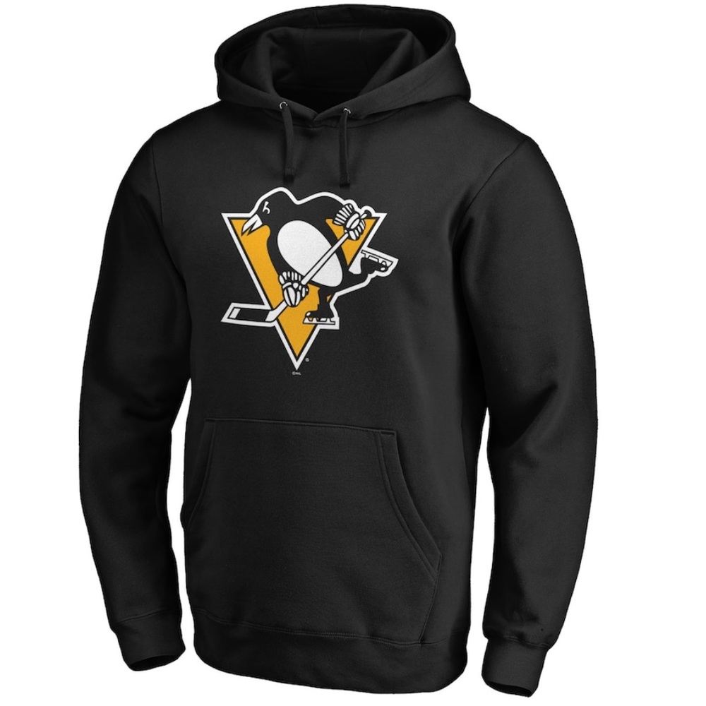 Pittsburgh Penguins black logo hoodie